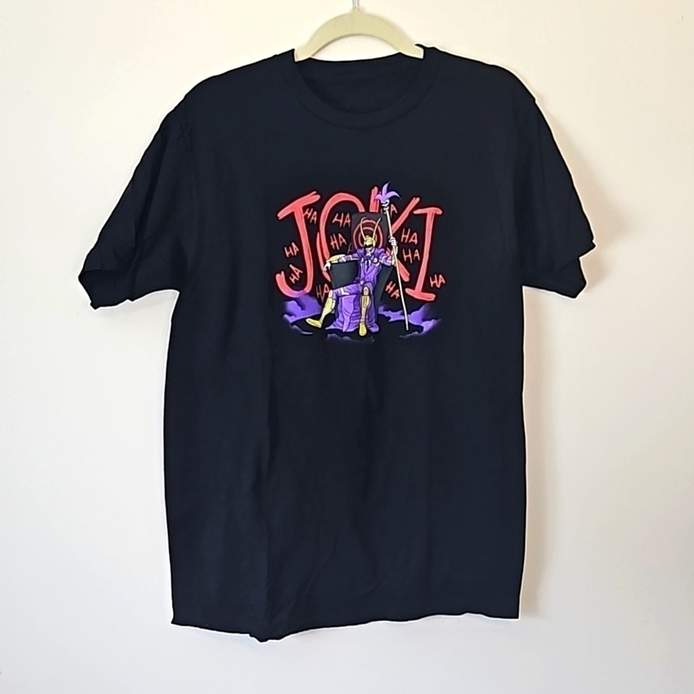 Joki Men's Black T Shirt Vintage 90s Joker